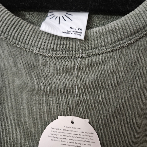 Offline By Aerie Olive Green Oversized Cut Out Dress with Cap Sleeves XL NEW - Picture 5 of 7